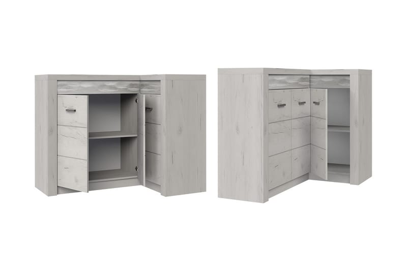 Indianapolis Skjenk 131x42x104 cm - Brun - Oppbevaring - Oppbevaringsmøbler - Sideboard & skjenker