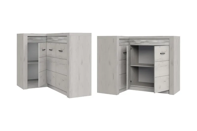 Indianapolis Skjenk 131x42x104 cm - Oppbevaring - Oppbevaringsmøbler - Sideboard & skjenker
