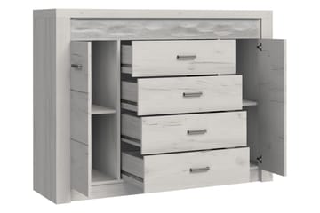 Indianapolis Skjenk 137x42x104 cm - Beige / Brun - Oppbevaring - Oppbevaringsmøbler - Sideboard & skjenker