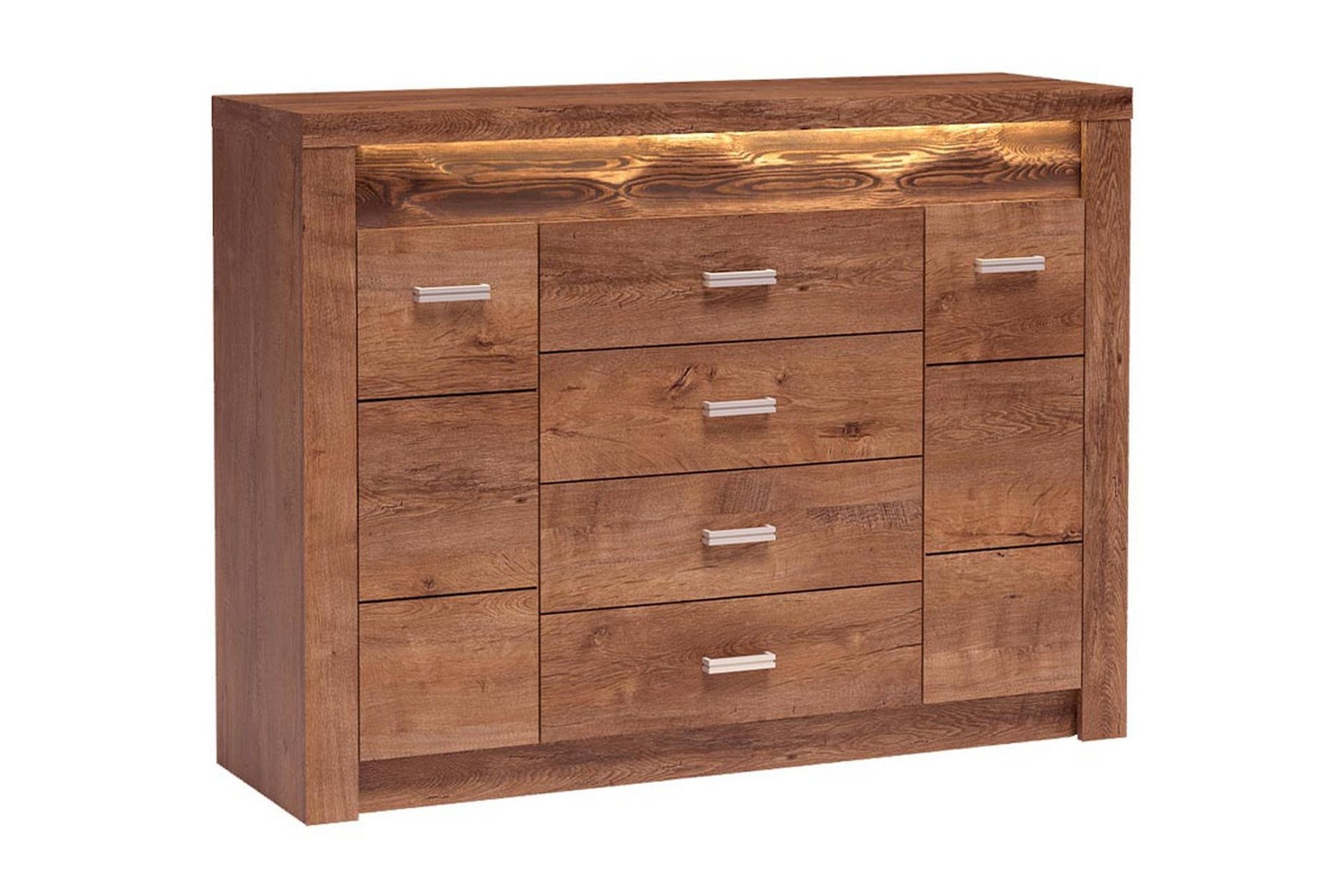 Indianapolis Skjenk 137x42x104 cm - Beige / Brun - Oppbevaring - Oppbevaringsmøbler - Sideboard & skjenker