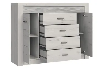 Indianapolis Skjenk 137x42x104 cm - Beige / Brun - Oppbevaring - Oppbevaringsmøbler - Sideboard & skjenker