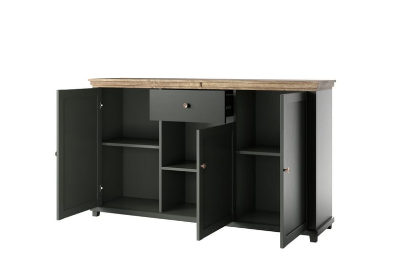 Ivreri Sideboard 42x160 cm - Khaki/Natur - Oppbevaring - Oppbevaringsmøbler - Sideboard & skjenker
