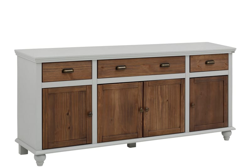 Kagami Skjenk 175x38 cm - Grå/Brun - Sideboard & skjenker