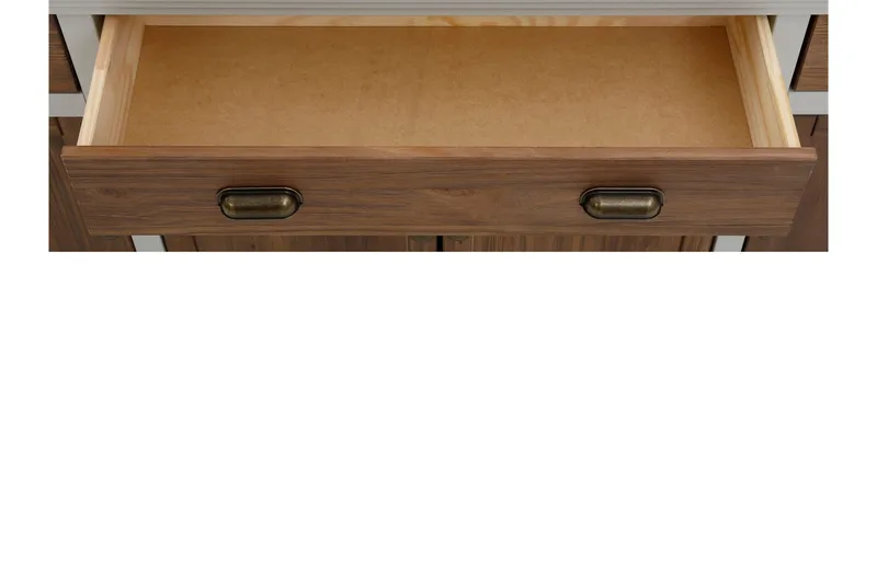 Kagami Skjenk 175x38 cm - Grå/Brun - Oppbevaring - Oppbevaringsmøbler - Sideboard & skjenker