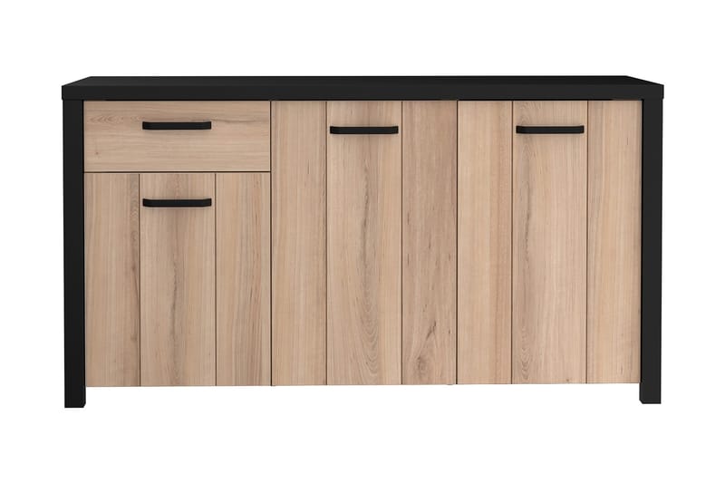 Konitsa Sideboard 52x160 cm - Brun/Svart - Oppbevaring - Oppbevaringsmøbler - Sideboard & skjenker