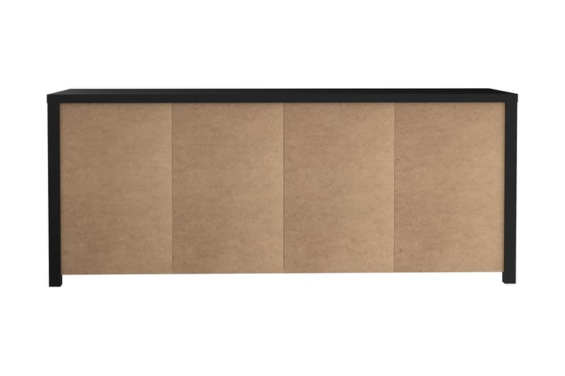Konitsa Sideboard 52x210 cm - Brun/Svart - Oppbevaring - Oppbevaringsmøbler - Sideboard & skjenker