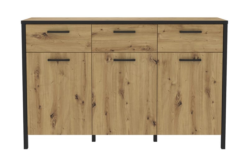 Koufalia Sideboard 40x140 cm - Brun/Svart - Oppbevaring - Oppbevaringsmøbler - Sideboard & skjenker