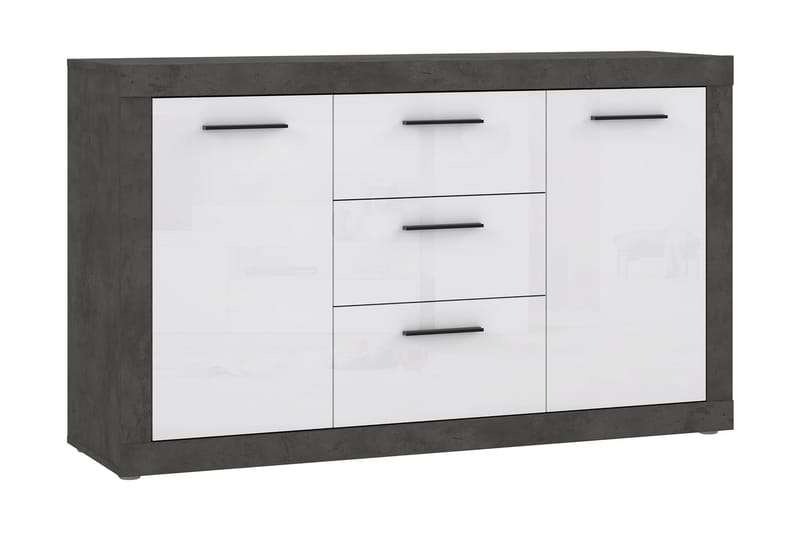 Kranea Sideboard 41x143 cm - Grå/Hvit - Sideboard & skjenker