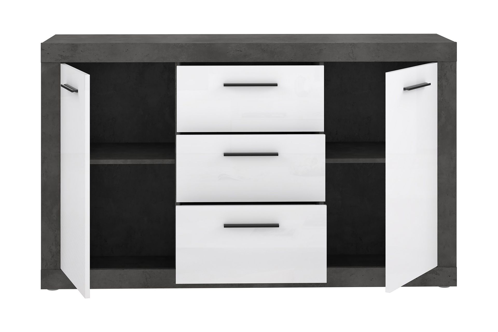 Kranea Sideboard 41x143 cm - Grå/Hvit - Oppbevaring - Oppbevaringsmøbler - Sideboard & skjenker