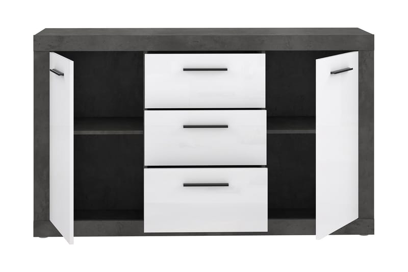 Kranea Sideboard 41x143 cm - Grå/Hvit - Oppbevaring - Oppbevaringsmøbler - Sideboard & skjenker