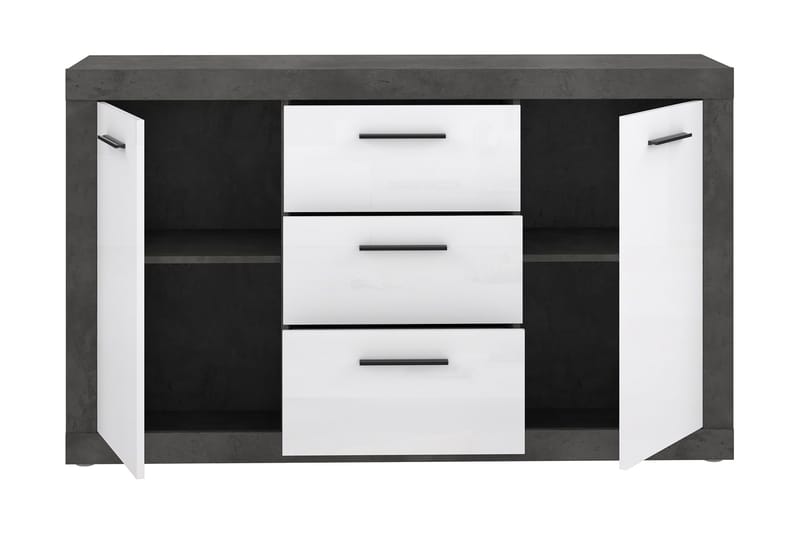 Kranea Sideboard 41x143 cm - Grå/Hvit - Oppbevaring - Oppbevaringsmøbler - Sideboard & skjenker