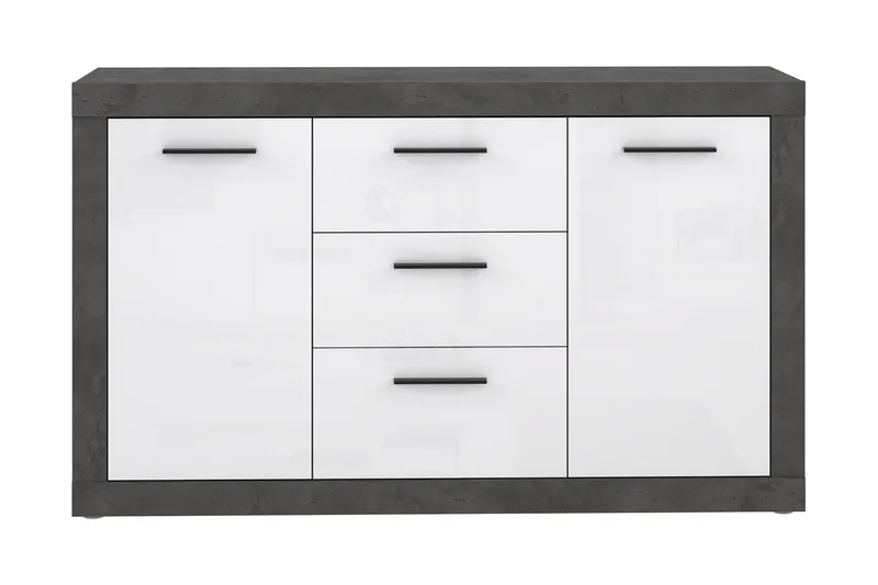 Kranea Sideboard 41x143 cm - Grå/Hvit - Oppbevaring - Oppbevaringsmøbler - Sideboard & skjenker