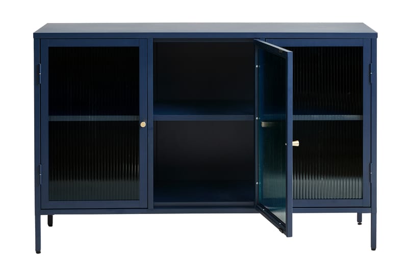 Lazarus Sideboard 3 delar 132 cm - Blå - Oppbevaring - Oppbevaringsmøbler - Sideboard & skjenker
