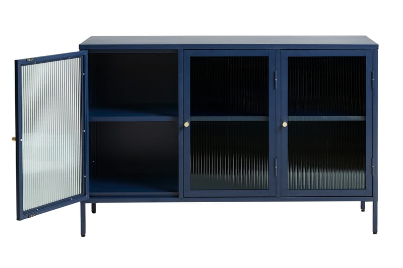 Lazarus Sideboard 3 delar 132 cm - Blå - Oppbevaring - Oppbevaringsmøbler - Sideboard & skjenker