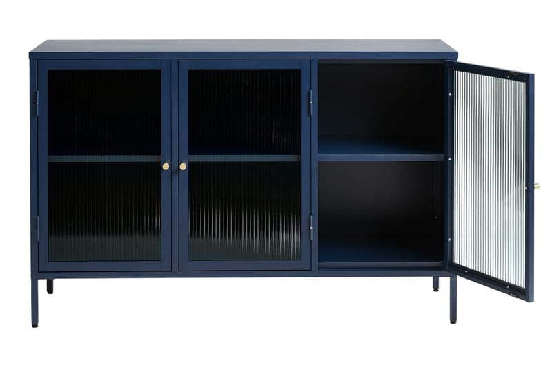 Lazarus Sideboard 3 delar 132 cm - Blå - Oppbevaring - Oppbevaringsmøbler - Sideboard & skjenker