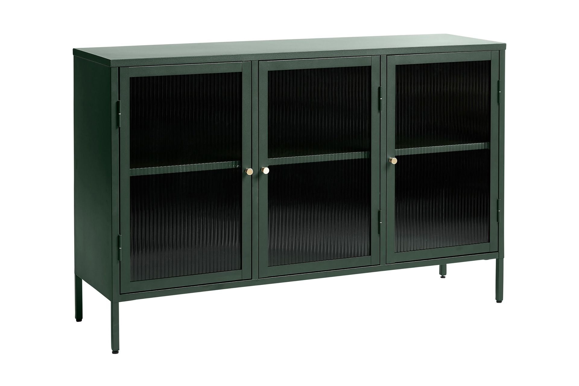 Lazarus Sideboard 3 delar 132 cm - Grønn