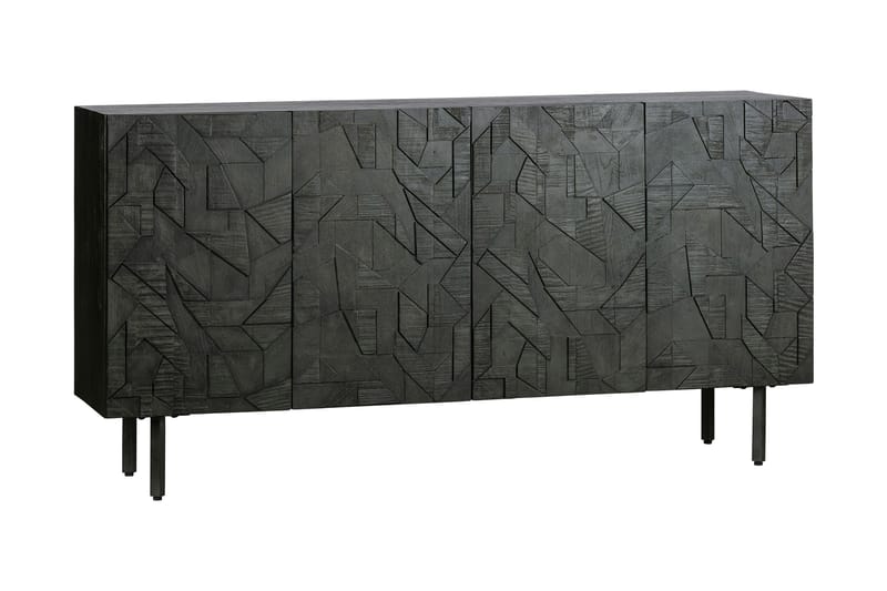 Ledoje Sideboard 160 cm - Svart - Oppbevaring - Oppbevaringsmøbler - Sideboard & skjenker