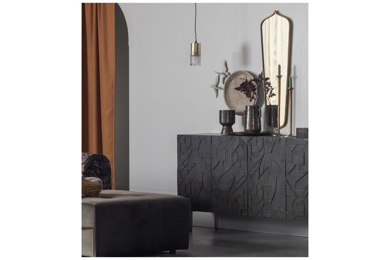 Ledoje Sideboard 160 cm - Svart - Oppbevaring - Oppbevaringsmøbler - Sideboard & skjenker