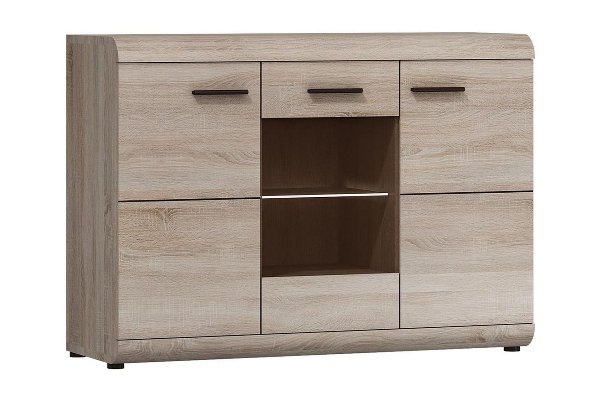 Link Sjenk 120x42x87 cm - Beige / Grå - Oppbevaring - Oppbevaringsmøbler - Sideboard & skjenker