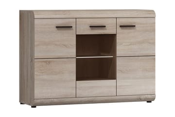 Link Sjenk 120x42x87 cm - Beige / Grå - Oppbevaring - Oppbevaringsmøbler - Sideboard & skjenker