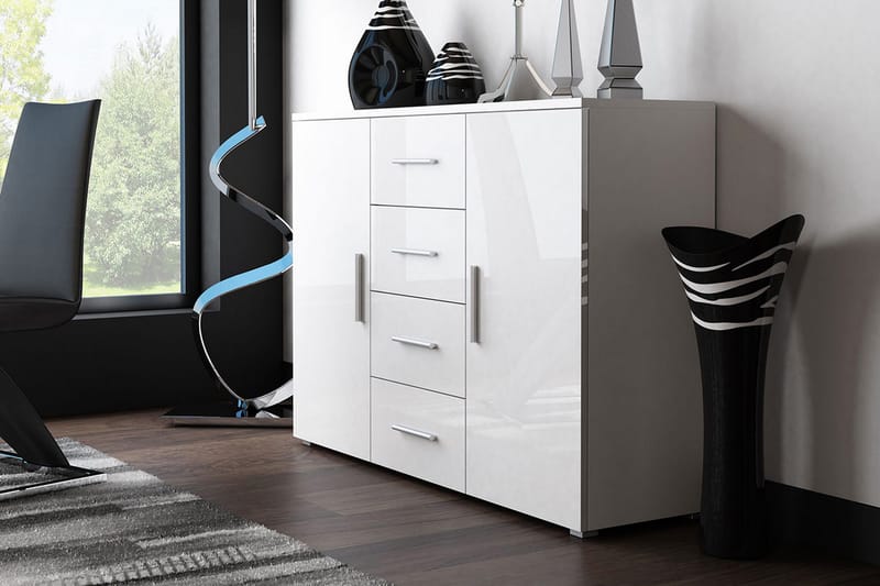 Lisby Skjenk - Hvit - Oppbevaring - Oppbevaringsmøbler - Sideboard & skjenker