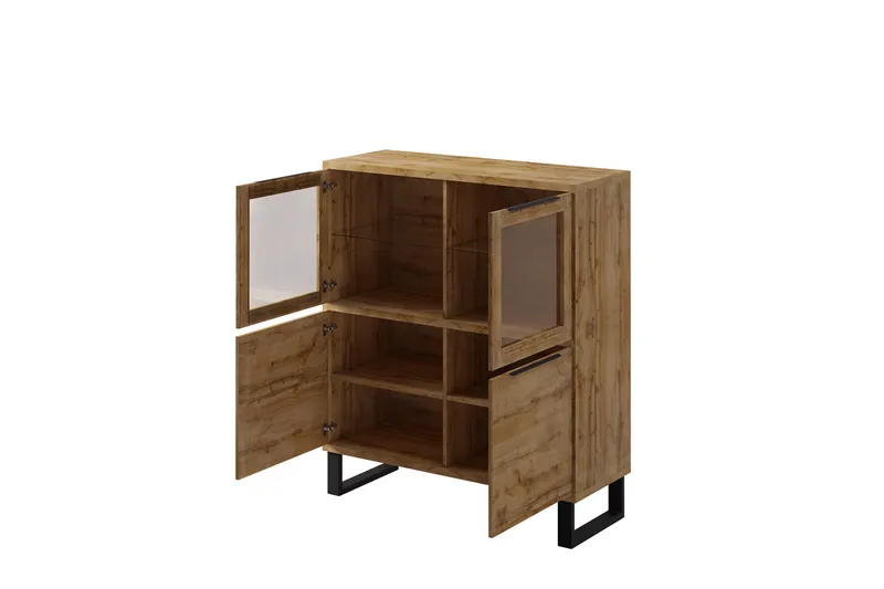Malissa Skjenk i Tre med Metallben - Trefarget - Oppbevaring - Oppbevaringsmøbler - Sideboard & skjenker
