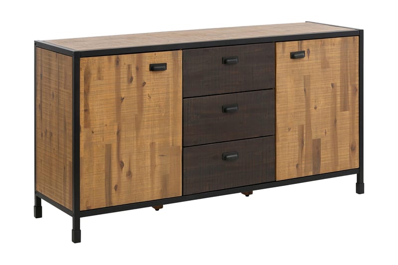 Mantas Skjenk 150 cm - Flerfarget/Akasie/Metall - Sideboard & skjenker