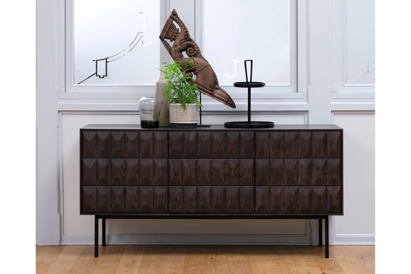 Merciat Sideboard 3 delar 160 cm - Brun - Oppbevaring - Oppbevaringsmøbler - Sideboard & skjenker