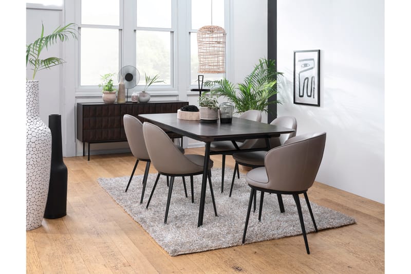 Merciat Sideboard 3 delar 160 cm - Brun - Oppbevaring - Oppbevaringsmøbler - Sideboard & skjenker