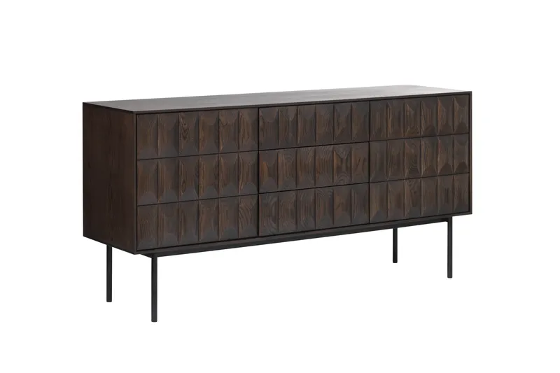 Merciat Sideboard 3 delar 160 cm, Brun