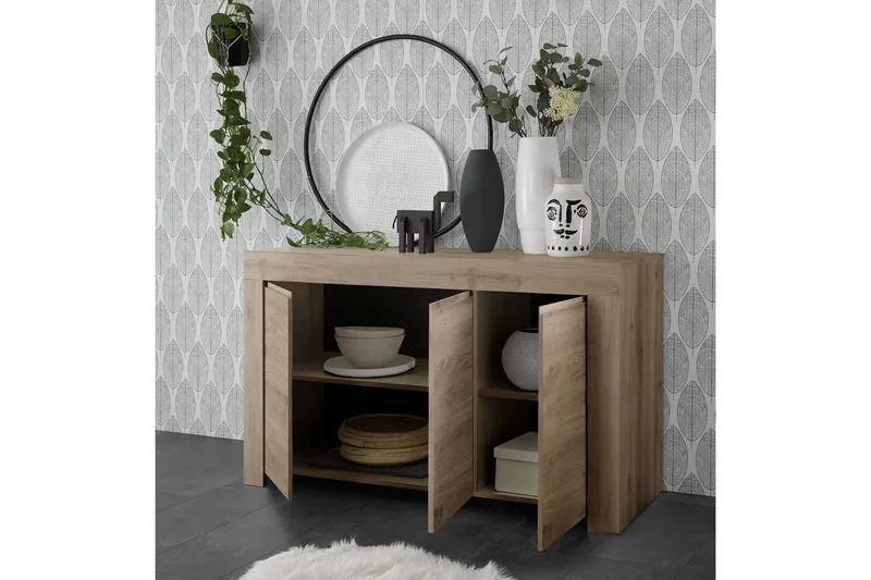 Midas Skjenk 138 cm - Brun - Oppbevaring - Oppbevaringsmøbler - Sideboard & skjenker