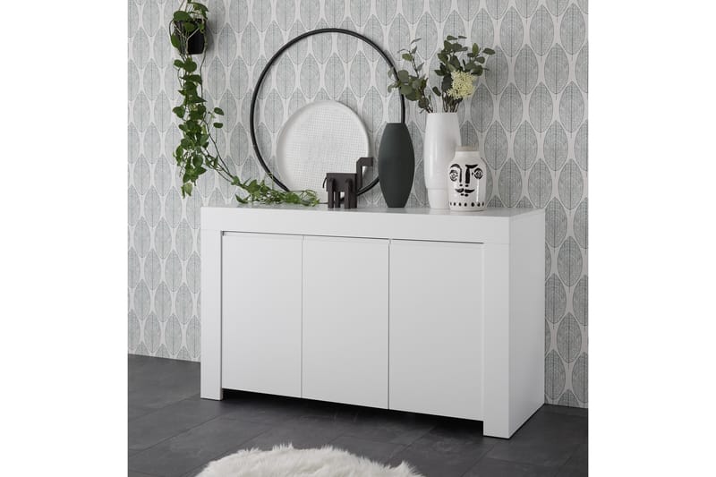 Midas Skjenk 138 cm - Hvit - Oppbevaring - Oppbevaringsmøbler - Sideboard & skjenker