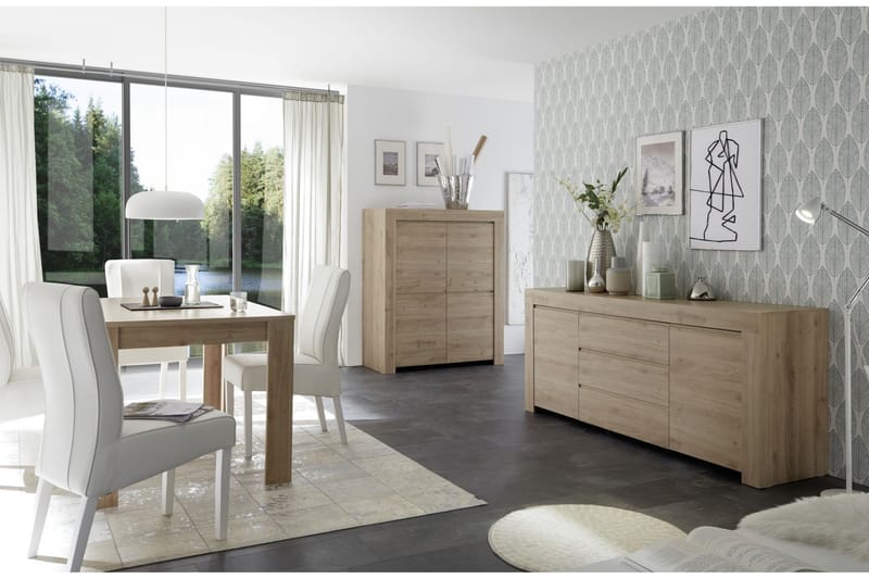 Midas Skjenk 184 cm - Brun - Oppbevaring - Oppbevaringsmøbler - Sideboard & skjenker