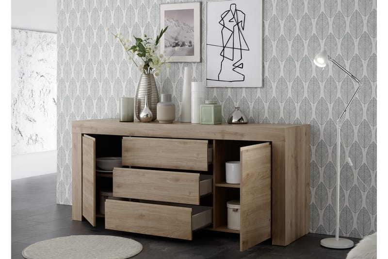 Midas Skjenk 184 cm - Brun - Oppbevaring - Oppbevaringsmøbler - Sideboard & skjenker