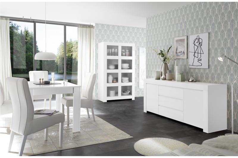 Midas Skjenk 184 cm - Hvit - Oppbevaring - Oppbevaringsmøbler - Sideboard & skjenker