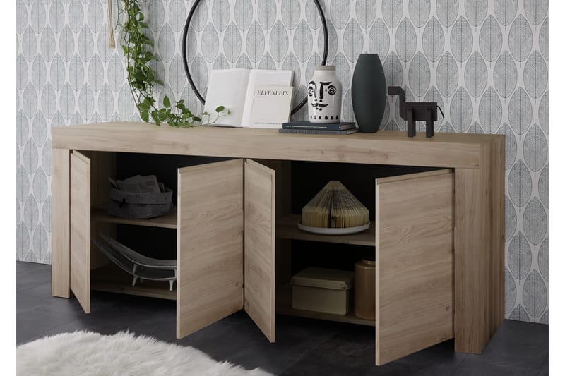 Midas Skjenk 210 cm - Brun - Oppbevaring - Oppbevaringsmøbler - Sideboard & skjenker