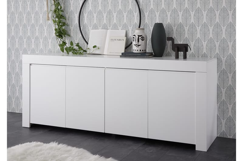 Midas Skjenk 210 cm - Hvit - Sideboard & skjenker