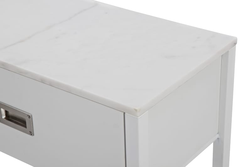Miller Sideboard 120 cm Marmor - Hvit - Sideboard & skjenker