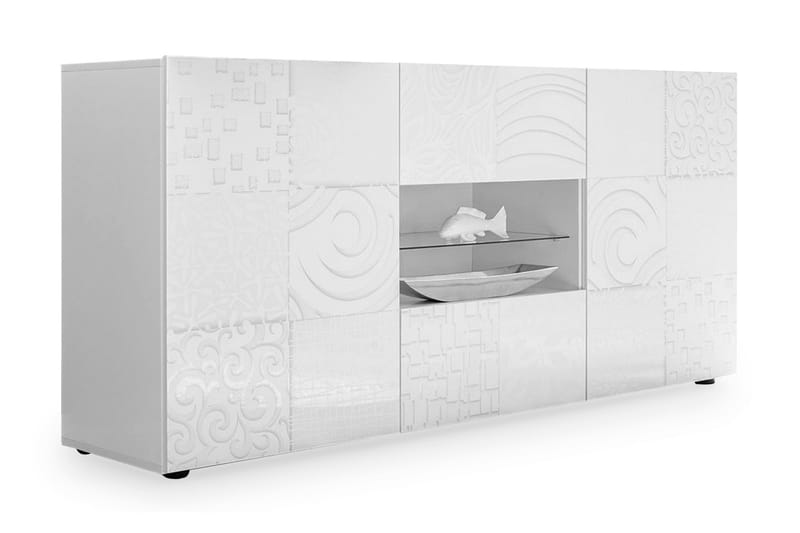 Mironne Sideboard 181 cm 2 Hyller - Hvit - Oppbevaring - Oppbevaringsmøbler - Sideboard & skjenker