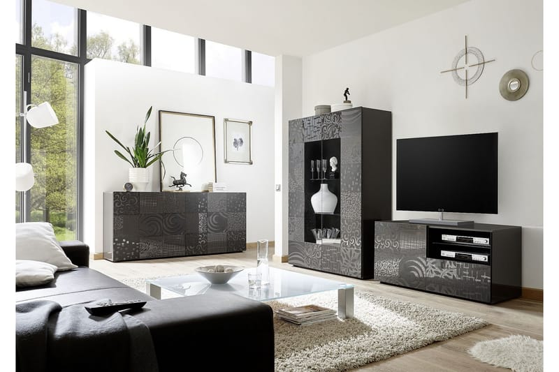 Mironne Sideboard 181 cm - Grå - Oppbevaring - Oppbevaringsmøbler - Sideboard & skjenker