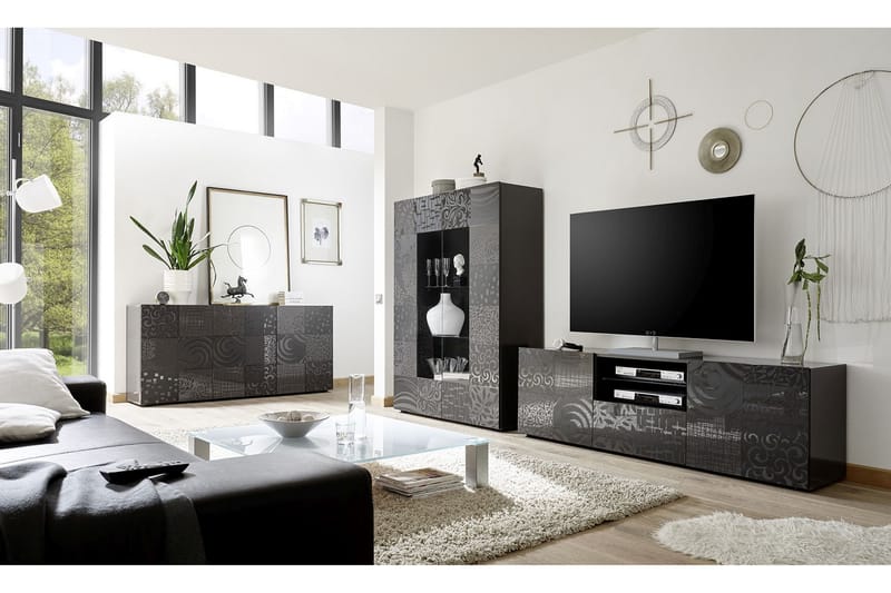 Mironne Sideboard 181 cm - Grå - Oppbevaring - Oppbevaringsmøbler - Sideboard & skjenker