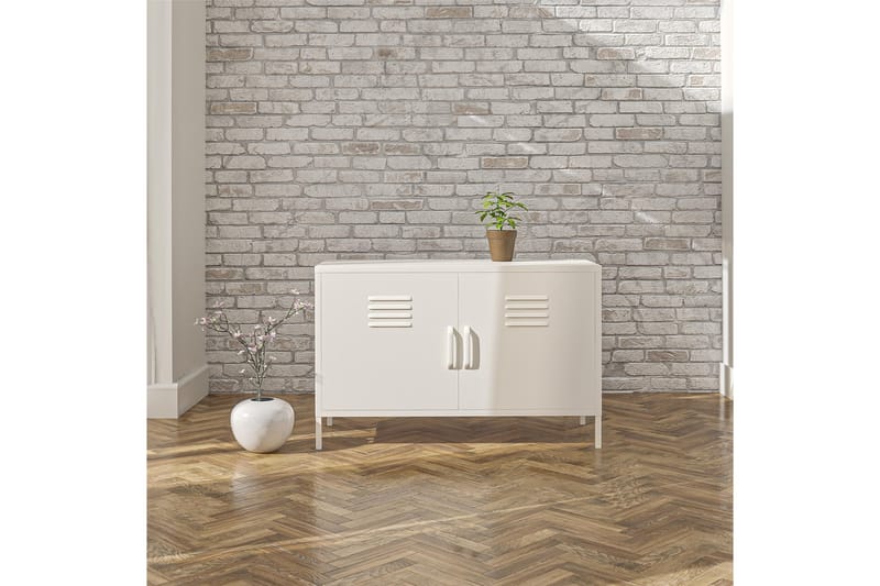 Mission District Skjenk 100x40 cm Hvit - Dorel Home - Oppbevaring - Oppbevaringsmøbler - Sideboard & skjenker