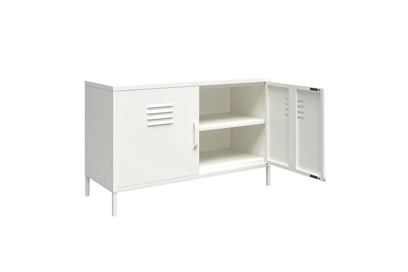 Mission District Skjenk 100x40 cm Hvit - Dorel Home - Oppbevaring - Oppbevaringsmøbler - Sideboard & skjenker