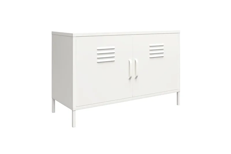 Mission District Skjenk 100x40 cm Hvit - Dorel Home - Oppbevaring - Oppbevaringsmøbler - Sideboard & skjenker