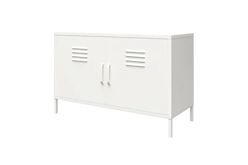 Mission District Skjenk 100x40 cm Hvit - Dorel Home - Oppbevaring - Oppbevaringsmøbler - Sideboard & skjenker