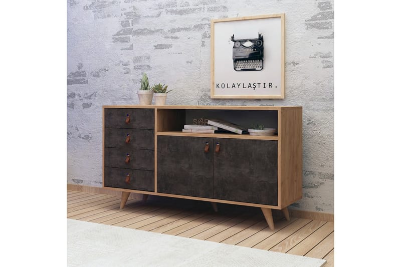 Mod Design Skjenk Lærbeslag - Oppbevaring - Oppbevaringsmøbler - Sideboard & skjenker