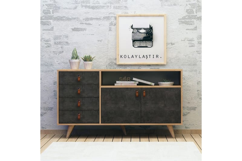 Mod Design Skjenk Lærbeslag - Oppbevaring - Oppbevaringsmøbler - Sideboard & skjenker