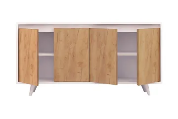 Mod Skjenk i Tre - Hvit|Brun - Oppbevaring - Oppbevaringsmøbler - Sideboard & skjenker