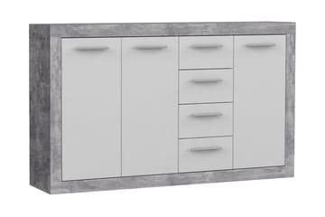 Mohaned Rektangulær Skjenk 34x153 cm i Tre - Hvit - Oppbevaring - Oppbevaringsmøbler - Sideboard & skjenker