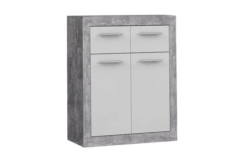 Mohaned Rektangulær Skjenk 34x83 cm i Tre - Hvit - Oppbevaring - Oppbevaringsmøbler - Sideboard & skjenker